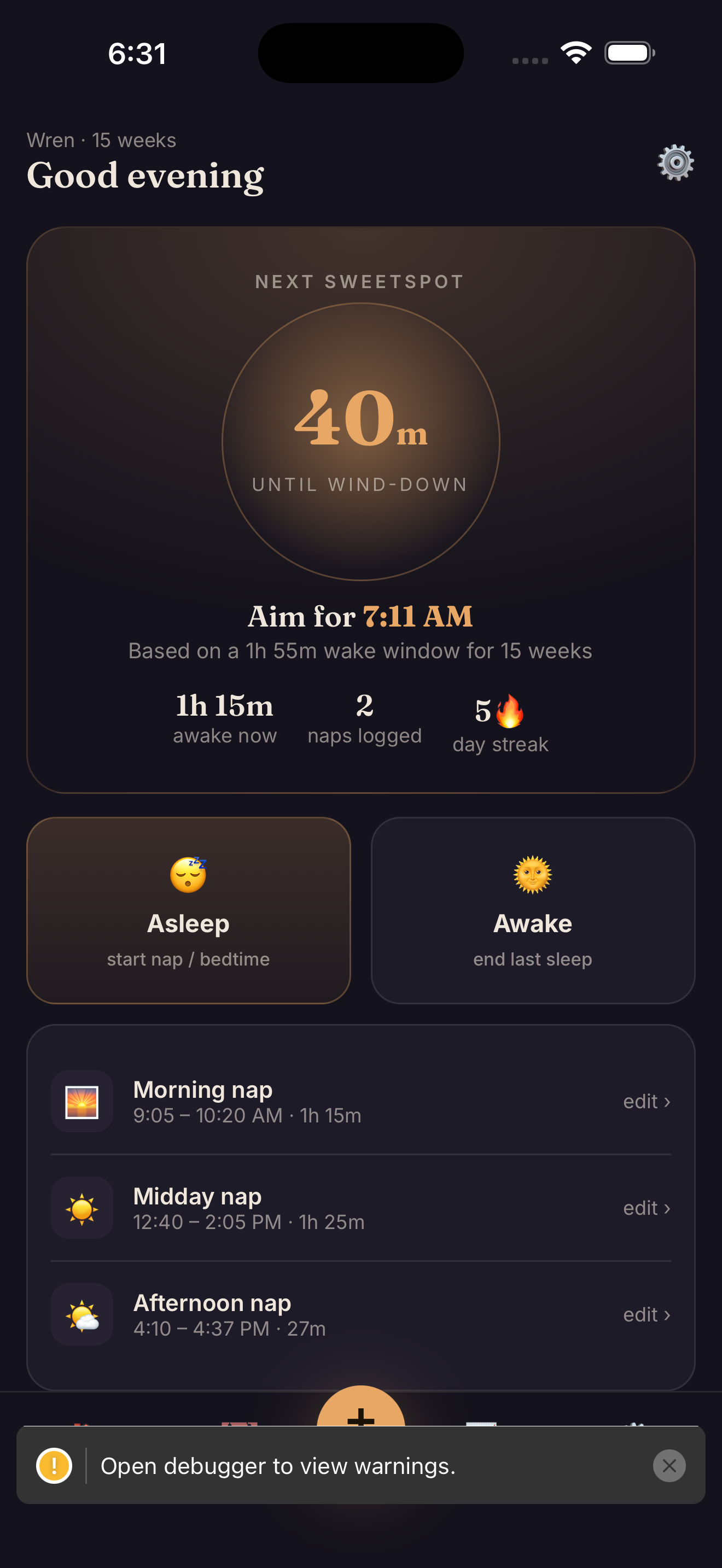 Drowsy screenshot 1