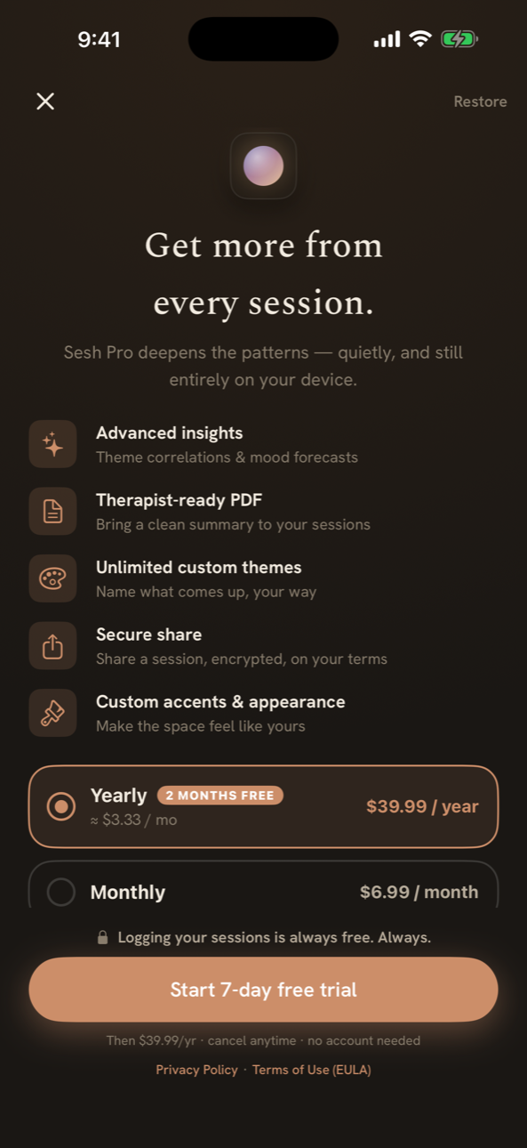 Sesh screenshot 5